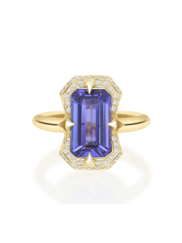 YI COLLECTION Tanzanite Aurora Ring