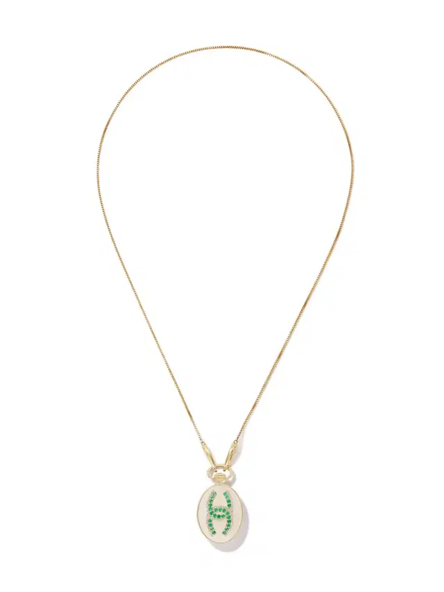 The Ben Shoppe The Karma Vault in White Jasper on Box Lite Chain