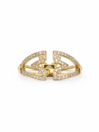 REIGN LA Vajra Diamond Crown Cage Ring | Thumbnail 1 REIGN LA Vajra Diamond Crown Cage Ring | Thumbnail 1