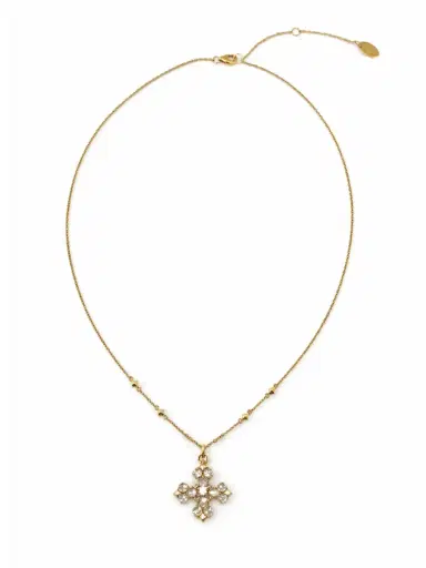 REIGN LA Vajra White Topaz Prayer Necklace | Thumbnail 1 REIGN LA Vajra White Topaz Prayer Necklace | Thumbnail 1