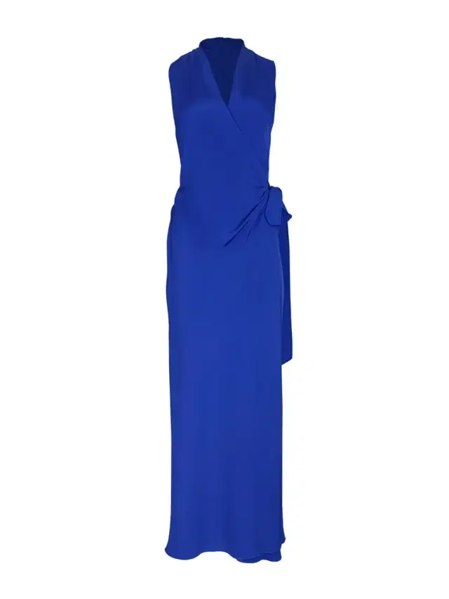 PETER COHEN Vickie Silk Wrap Maxi Dress