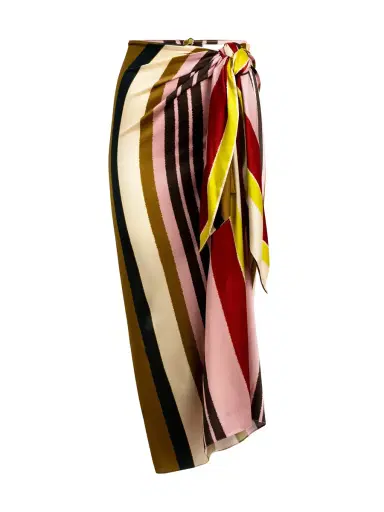 Silvia Tcherassi Viveka Silk Midi Skirt | Thumbnail 1