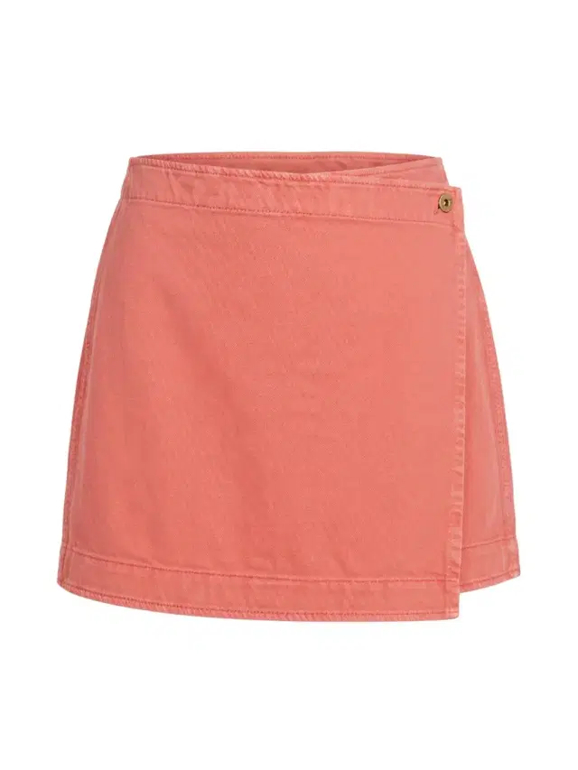 Bottega Veneta Washed Denim Wrap Mini Skirt