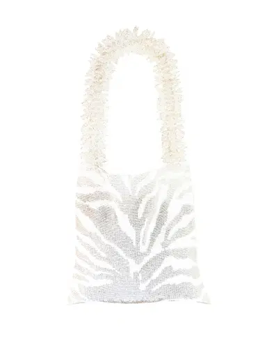 SAC DE SOUL White and Silver Zebra Clash of Prints Bag | Thumbnail 1 SAC DE SOUL White and Silver Zebra Clash of Prints Bag | Thumbnail 1