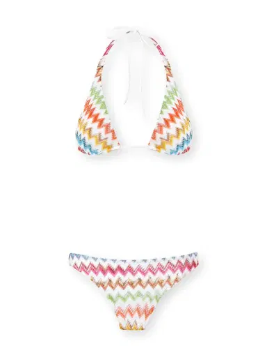 Missoni Zig-Zag Lamé Triangle Bikini | Thumbnail 1