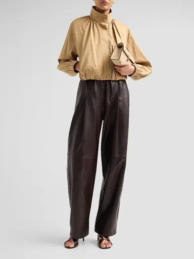 A.L.C. Women's Amélie Pleated Cotton-Blend Jacket | Thumbnail 2 A.L.C. Women's Amélie Pleated Cotton-Blend Jacket | Thumbnail 2