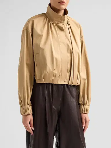 A.L.C. Women's Amélie Pleated Cotton-Blend Jacket | Thumbnail 4 A.L.C. Women's Amélie Pleated Cotton-Blend Jacket | Thumbnail 4