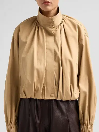 A.L.C. Women's Amélie Pleated Cotton-Blend Jacket | Thumbnail 5 A.L.C. Women's Amélie Pleated Cotton-Blend Jacket | Thumbnail 5