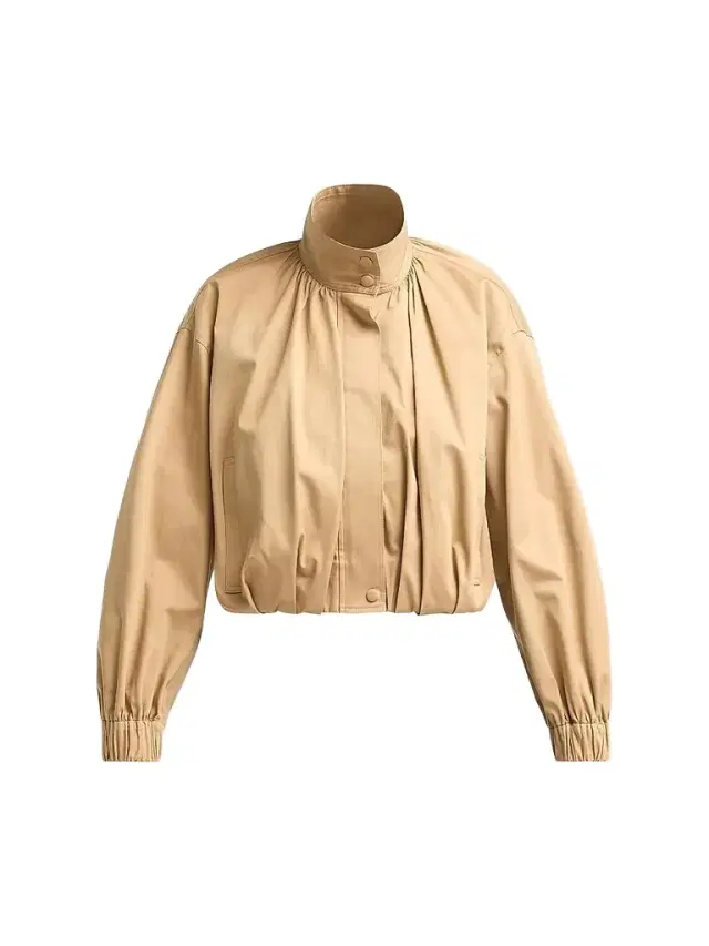 A.L.C. Women's Amélie Pleated Cotton-Blend Jacket - Light Bark
