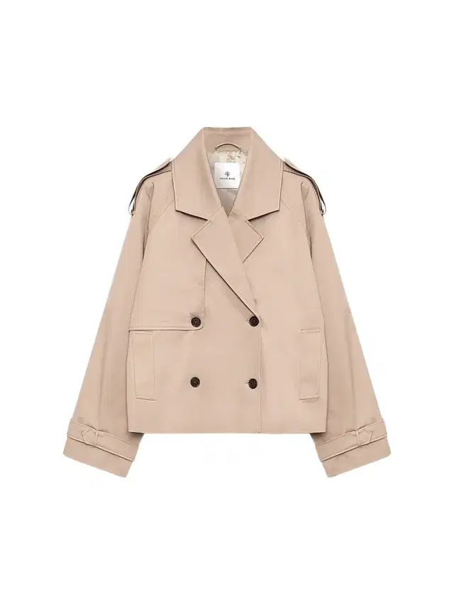 ANINE BING Women's Rickie Crop Trench Coat - Beige