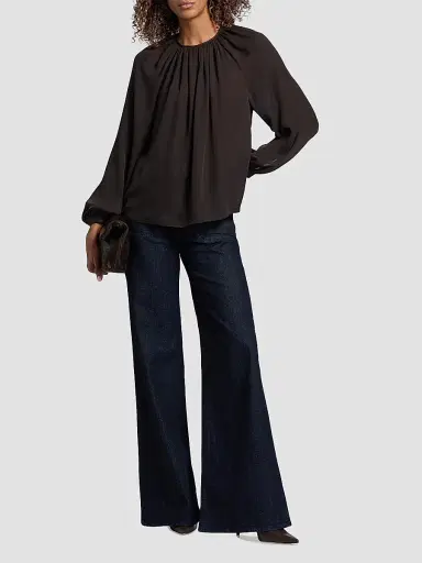 Nili Lotan Women's Saint Tropez Silk Blouse | Thumbnail 2 Nili Lotan Women's Saint Tropez Silk Blouse | Thumbnail 2