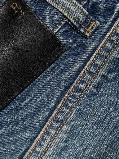 R13 Women's BF Cotton High-Rise Straight-Leg Crop Jeans | Thumbnail 6 R13 Women's BF Cotton High-Rise Straight-Leg Crop Jeans | Thumbnail 6