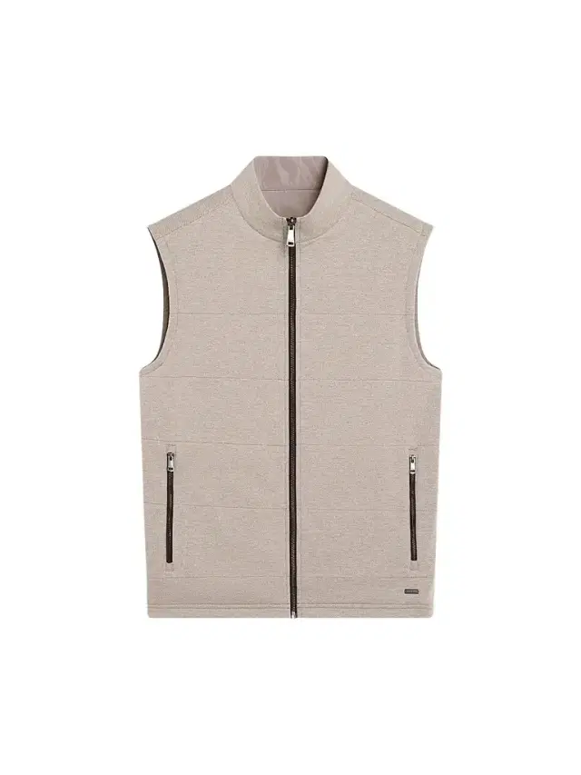 Bugatchi Men's Reversible Knit Vest - Taupe
