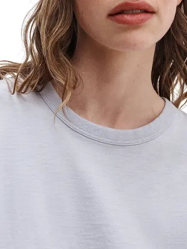 rag & bone Women's The Slub Cotton T-Shirt - Lavender Mist - Size Small | Thumbnail 5