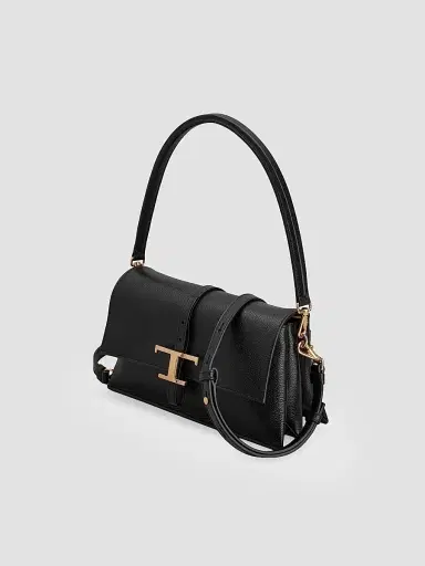 Tod's Women's T Timeless Mini Leather Shoulder Bag - Nero | Thumbnail 3