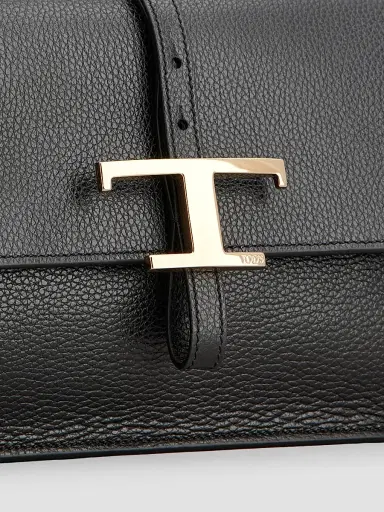 Tod's Women's T Timeless Mini Leather Shoulder Bag - Nero | Thumbnail 7