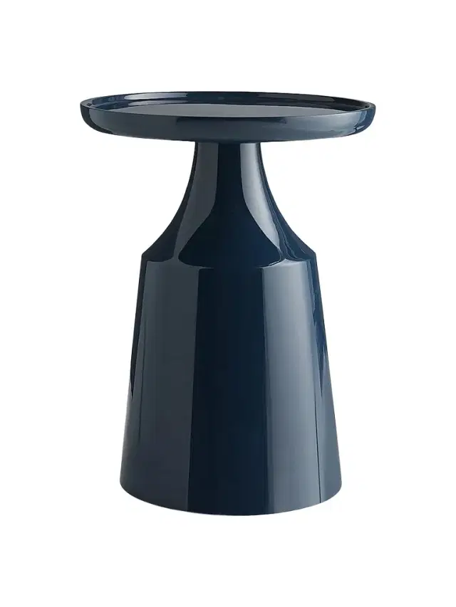 Arteriors Turnin Fiberglass Side Table - Blue