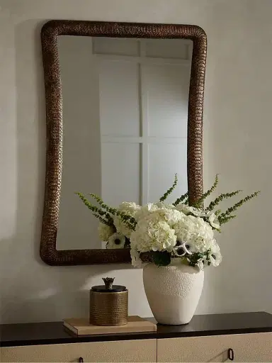 Arteriors Malakai Textured Resin Rectangular Mirror | Thumbnail 3 Arteriors Malakai Textured Resin Rectangular Mirror | Thumbnail 3