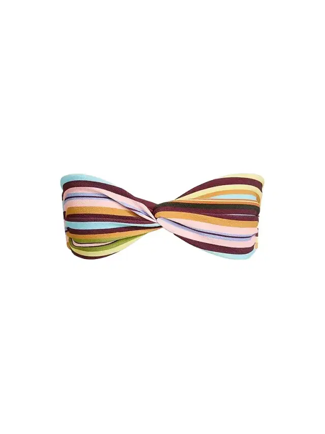 Beach Riot Women's Juno Twist-Front Bikini Top - Paradise Stripe