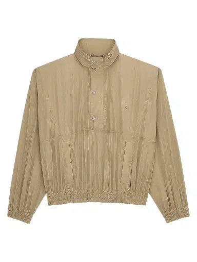 Saint Laurent Women's Cassandre Windbreaker in Crinkled | Thumbnail 1 Saint Laurent Women's Cassandre Windbreaker in Crinkled | Thumbnail 1