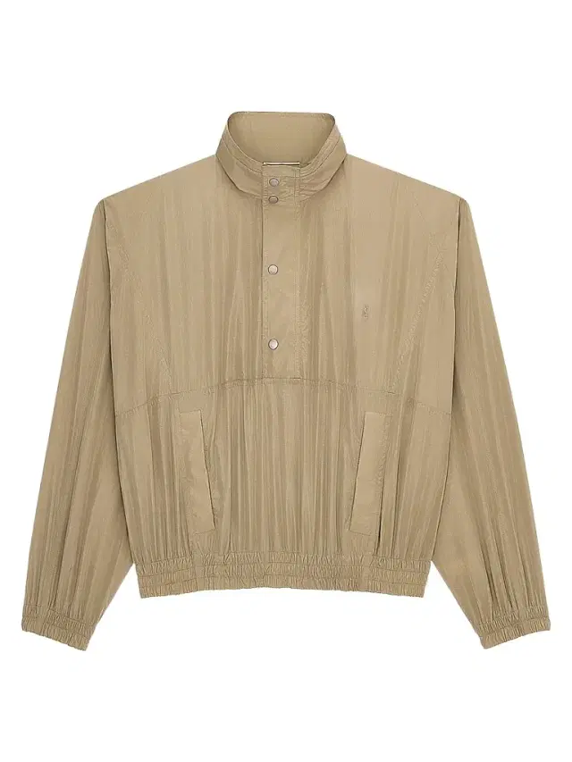 Saint Laurent Women's Cassandre Windbreaker in Crinkled