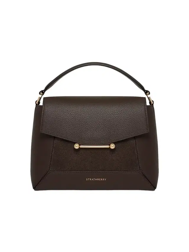 Strathberry Women's Mosaic Leather Bag - Dark Chocolate