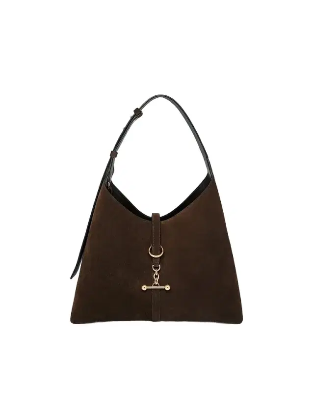 Strathberry Women's Kite Suede Hobo Bag - Dark Chocolate