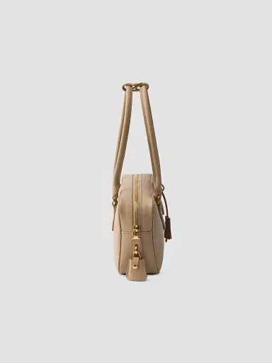 Prada Women's Saffiano Leather Top Handle Bag - Beige | Thumbnail 7 Prada Women's Saffiano Leather Top Handle Bag - Beige | Thumbnail 7