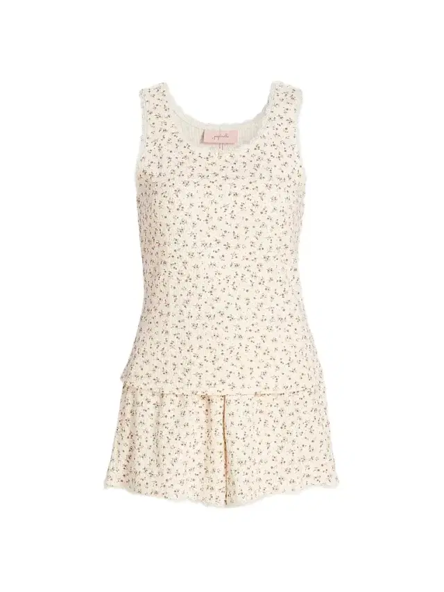 Papinelle Women's Claire Floral Cotton Short Pajamas - Lottie Ditsy