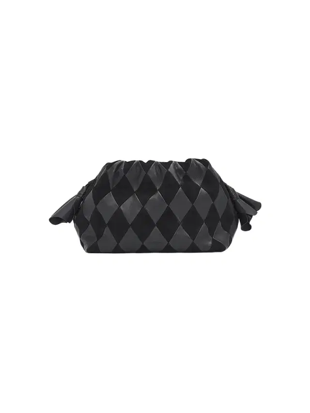 Women's Cloud 91 Medium Leather Clutch - Black