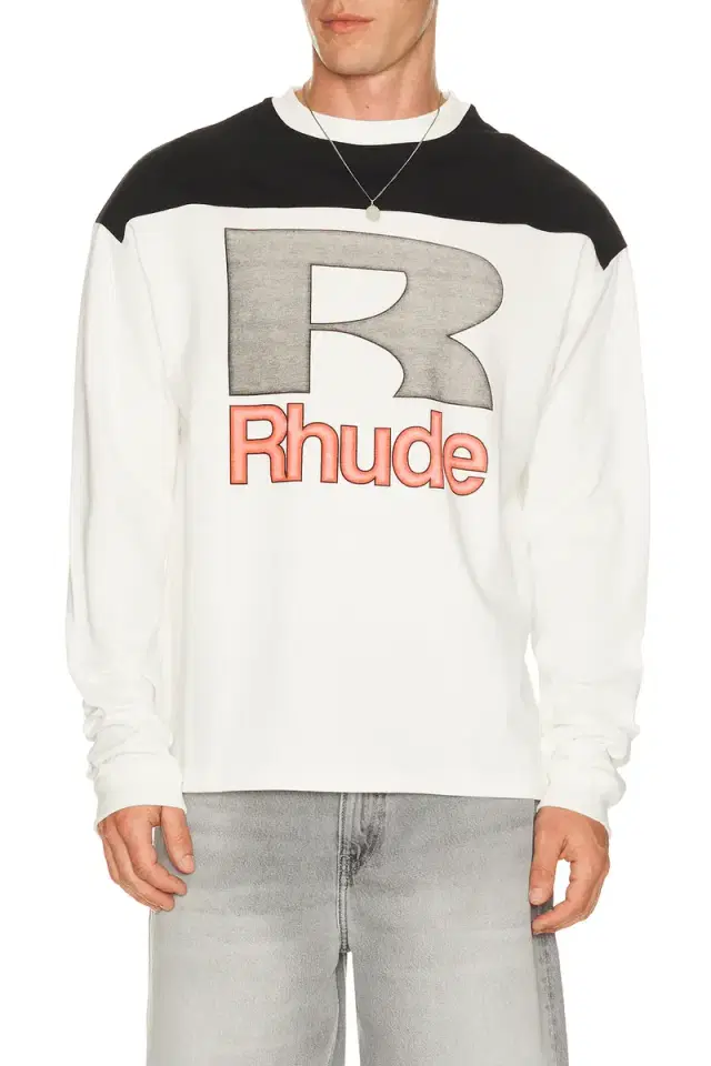 Rhude Racing Panel Long Sleeve Shirt