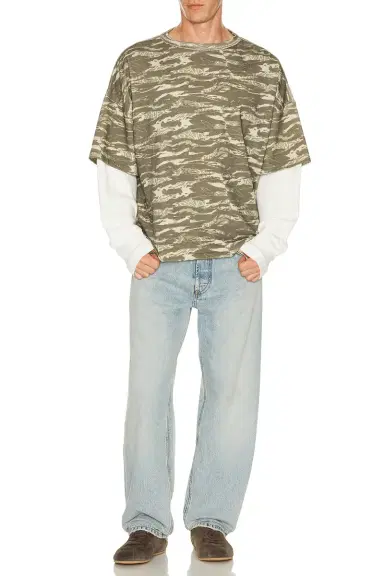 Rhude Tiger Camo Double Layer Tee | Thumbnail 3 Rhude Tiger Camo Double Layer Tee | Thumbnail 3