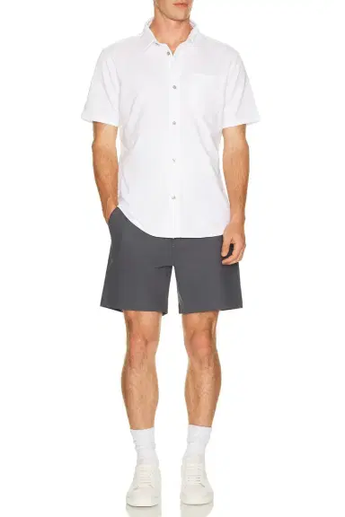 Vuori Knit Oxford Button Down Shirt | Thumbnail 3