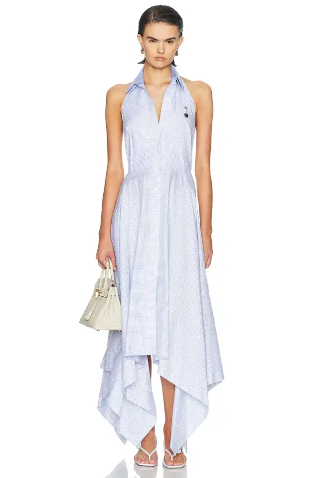 Monse Bunny Ear Tie Handkerchief Dress