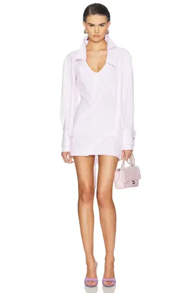 The Attico Shirt Mini Dress | Thumbnail 1 The Attico Shirt Mini Dress | Thumbnail 1