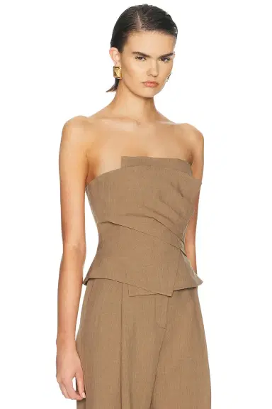 The Sei Wrap Bustier Top | Thumbnail 2