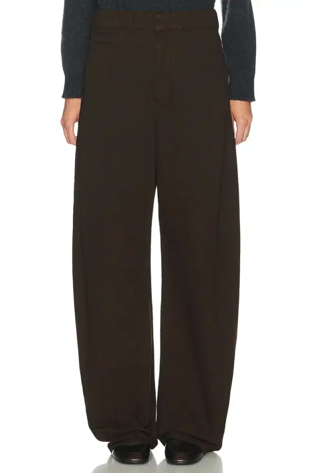 High Waisted Curved Pants