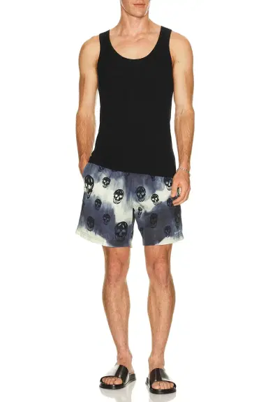 McQueen Tie-Dye Skull Shorts | Thumbnail 4