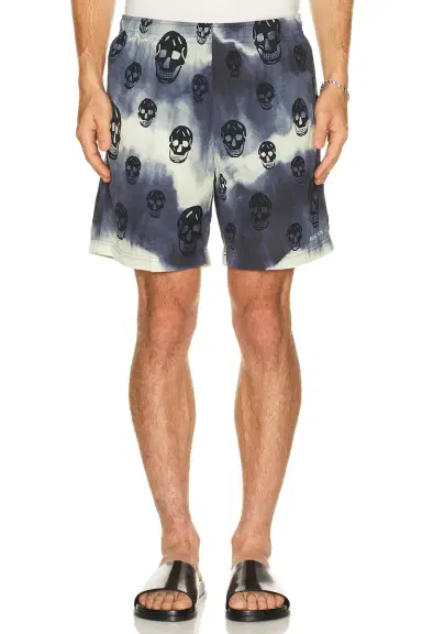 McQueen Tie-Dye Skull Shorts | Thumbnail 1