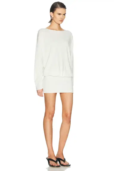 Eterne Boatneck Mini Dress | Thumbnail 2