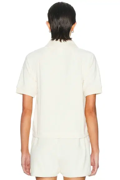 On Courtside Terry Polo Top | Thumbnail 3 On Courtside Terry Polo Top | Thumbnail 3