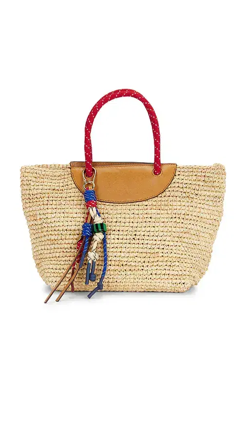 Madewell Raffia Mini Tote Bag