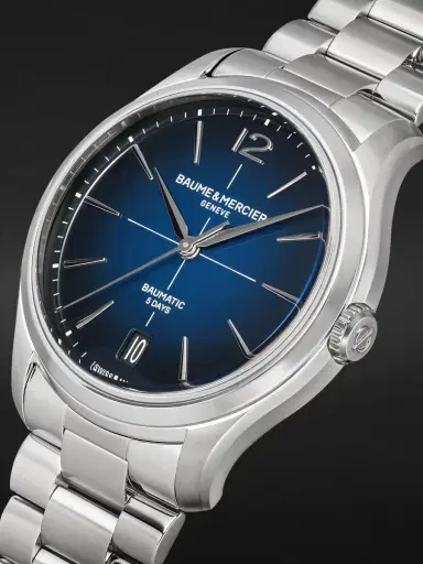 Baume & Mercier Clifton Automatic Stainless Steel Watch, Ref. 10792 - Men | Thumbnail 4