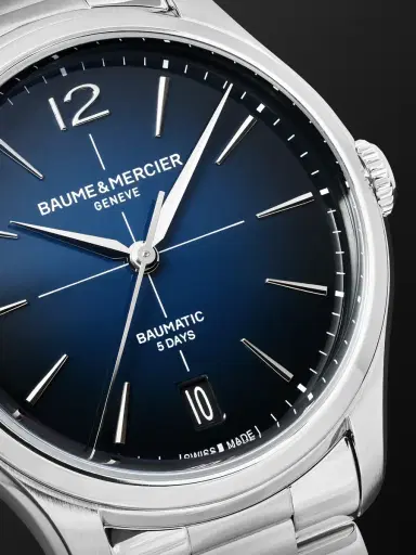 Baume & Mercier Clifton Automatic Stainless Steel Watch, Ref. 10792 - Men | Thumbnail 6