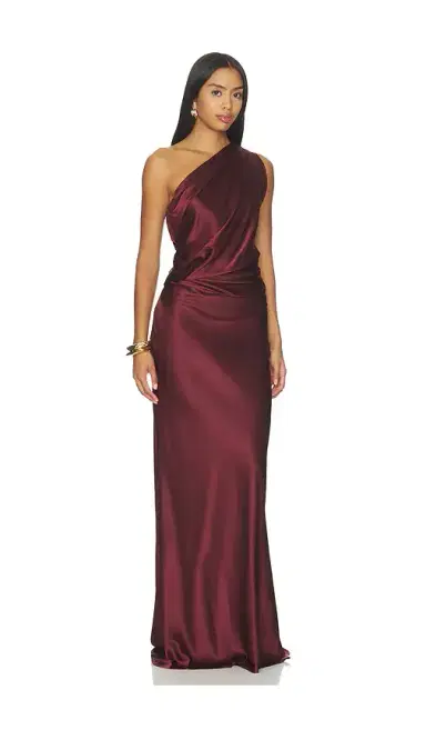 The Sei Draped One Shoulder Gown | Thumbnail 2