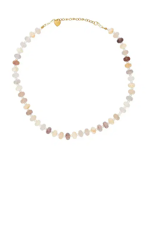 Lovers and Friends Sage Stone Necklace