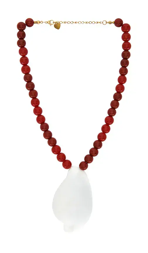 Sage Shell Necklace