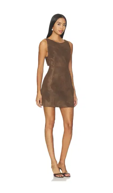 Free People Atlas Suede Mini Dress | Thumbnail 2