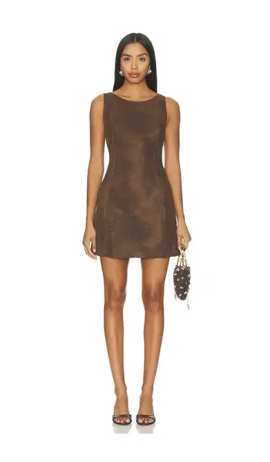 Free People Atlas Suede Mini Dress | Thumbnail 1