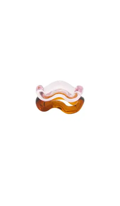 Studio Conchita Onda Glass Set Of 2 Rings | Thumbnail 2